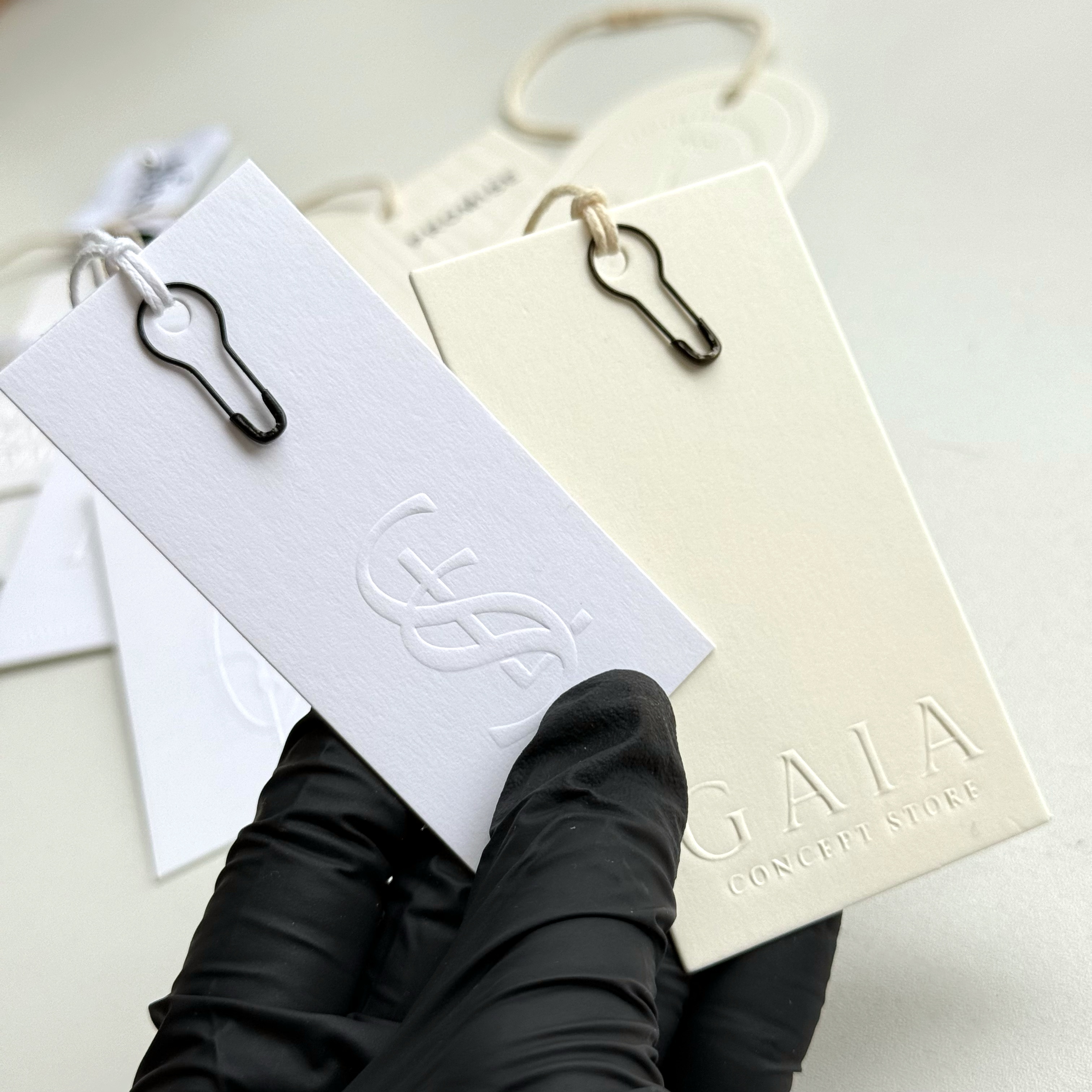 Luxury Bags Price - High End Embossed Logo Hang Tags