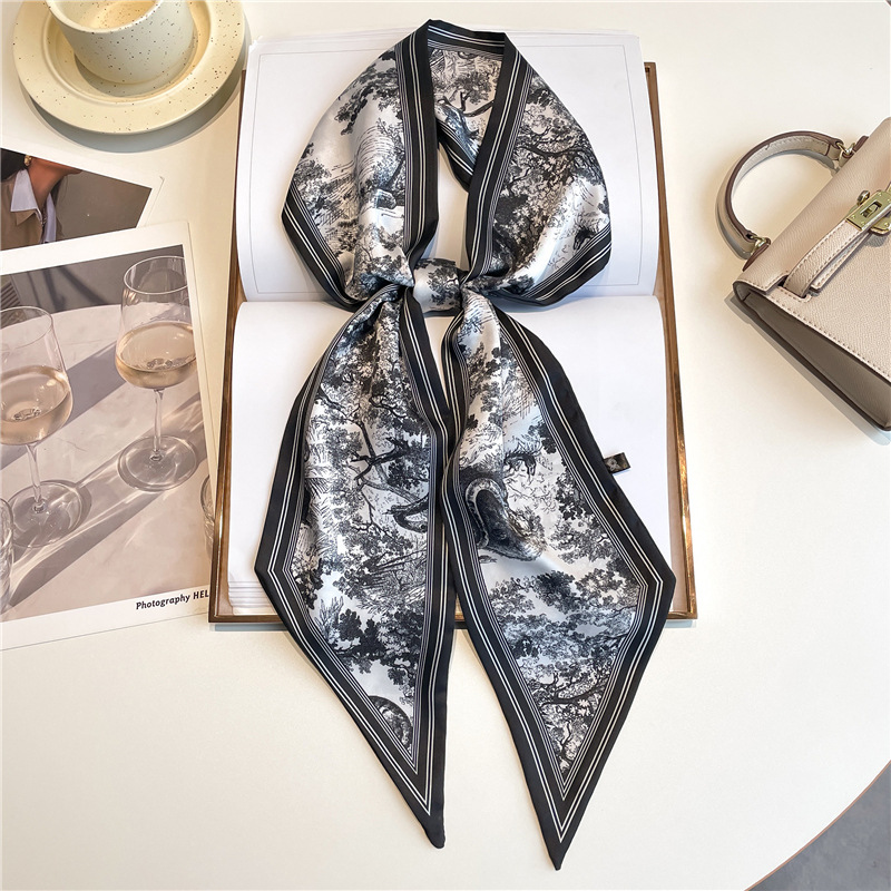 Luxury Bags Casual - Luxury Long Neckerchief Skinny Hair Bands