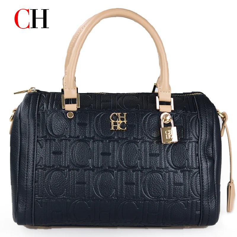 Luxury Bags Logo - CH Women Handbag Luxury Embossed Logo