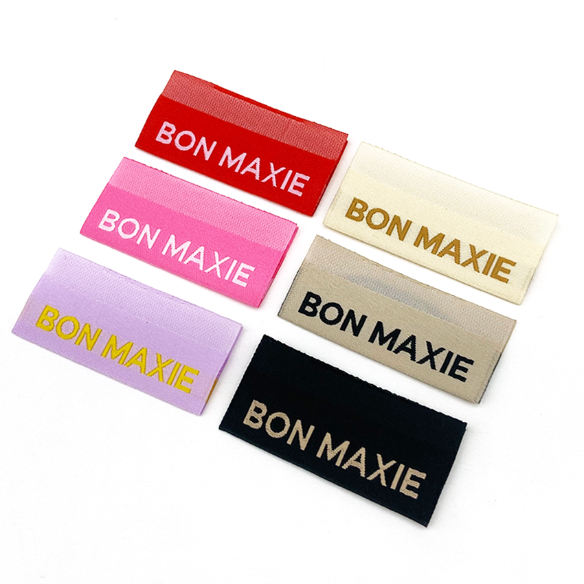 Luxury Bags Logo - Luxury Custom Woven Labels Damask Embroidery