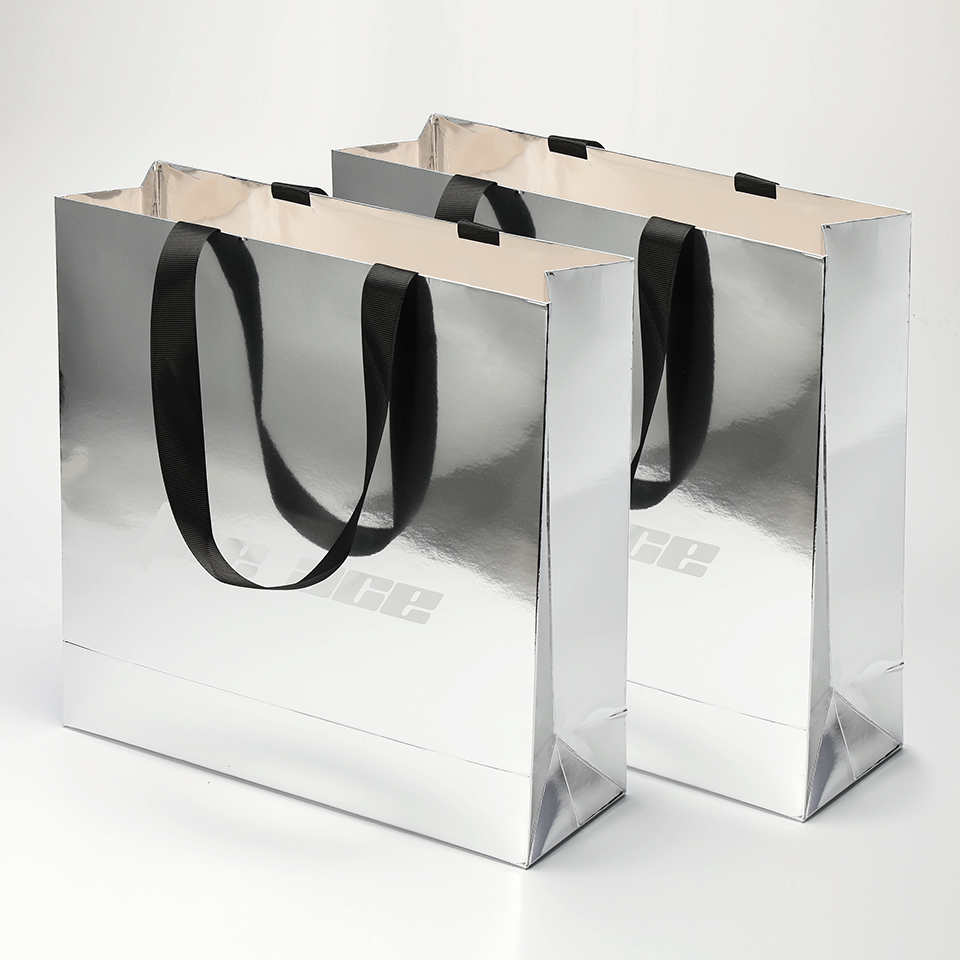 Luxury Bags Logo - Custom Your Own Logo Luxury Silver