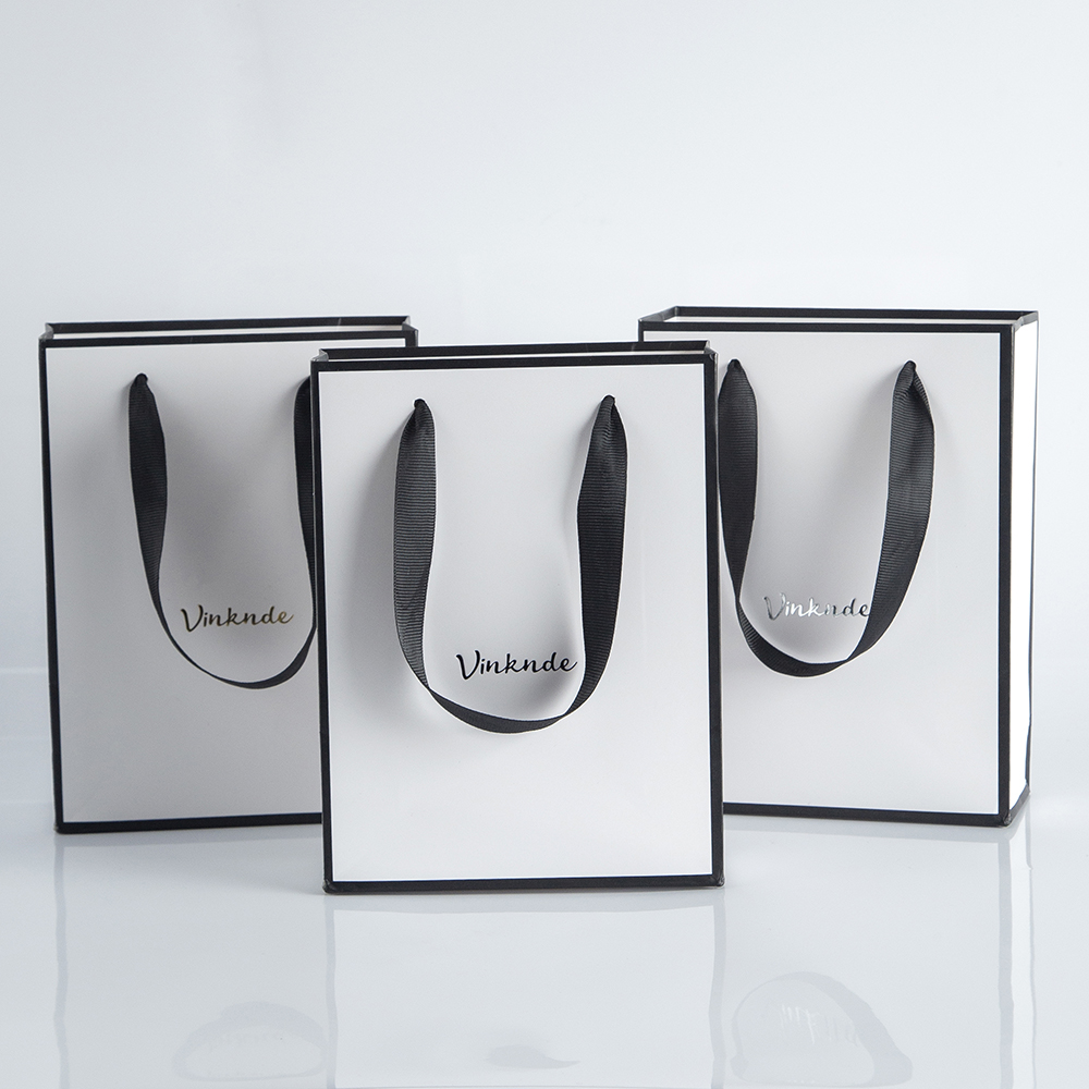 Luxury Bags Logo - 50pcs Custom Logo Luxury Retail Boutique
