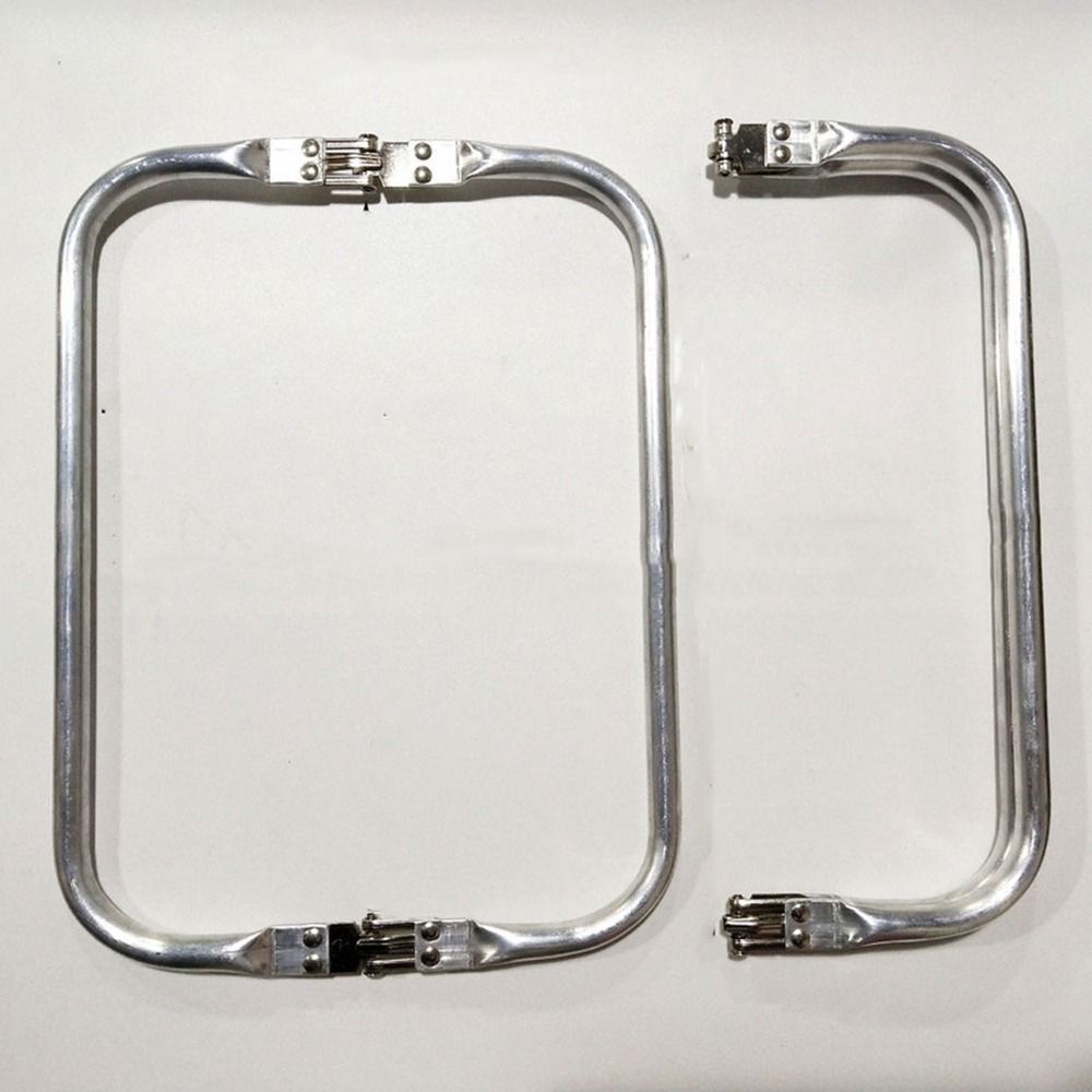 Square Handbag Accessories DIY - Luxury Bags With Silver Hardware ulasan dan harga