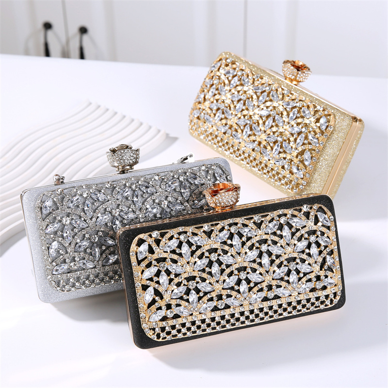 Luxury Diamond Metal Frame Eve - Luxury Bags Dubai ulasan dan harga