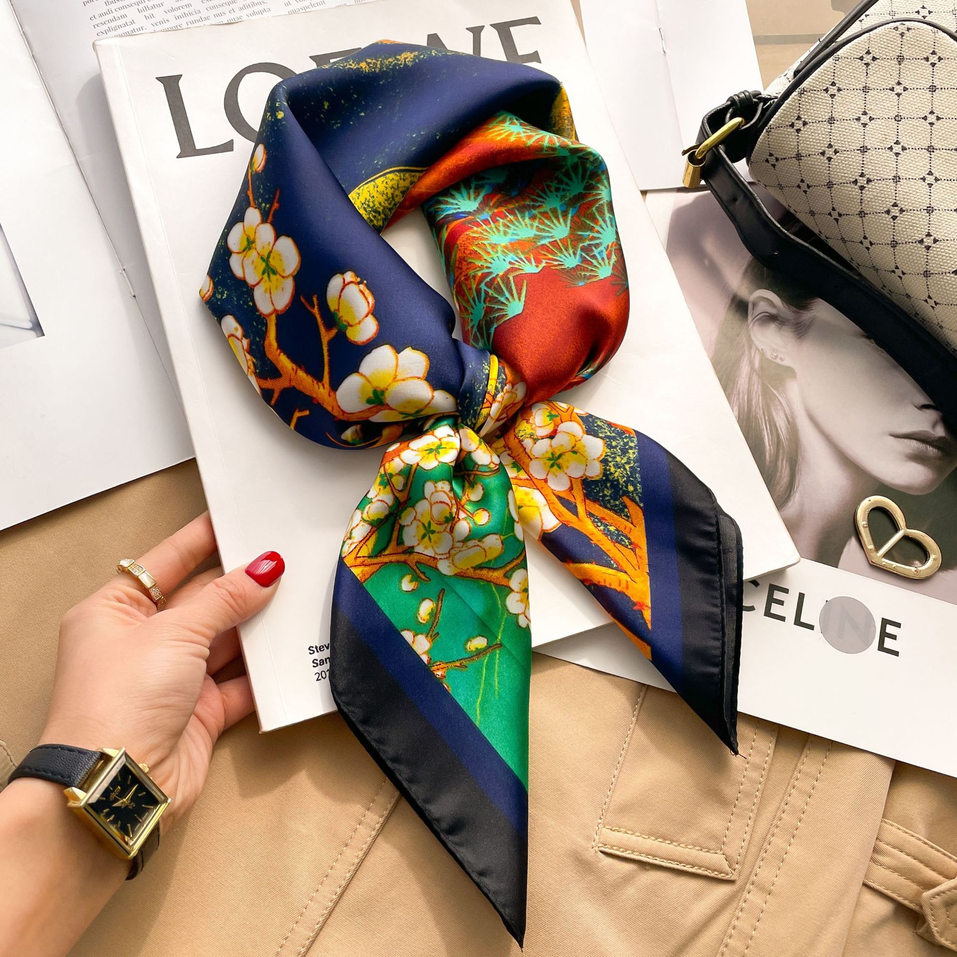 2025 Luxury Fashion Print 70*7 - Luxury Bags Casual ulasan dan harga