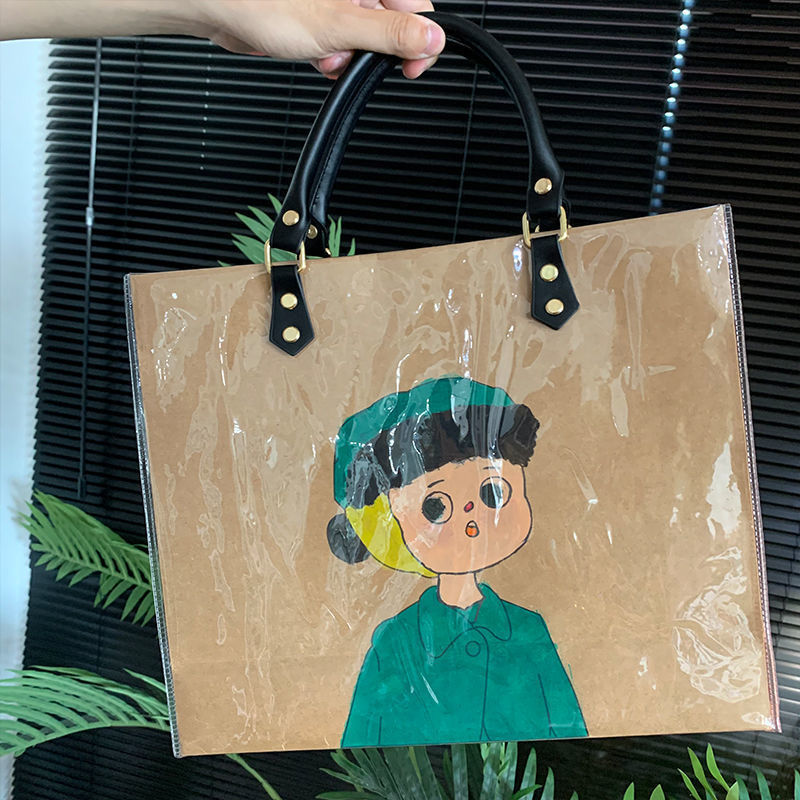 Calligraphy Paper Bag with Lea - Luxury Bags Hand Painted ulasan dan harga
