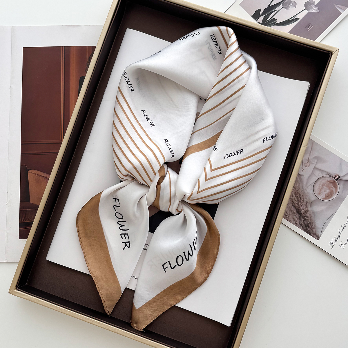 Luxury Print Scarf For Women E - Luxury Bags Casual ulasan dan harga
