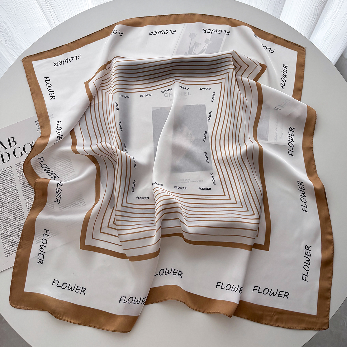 Luxury Print Scarf For Women E - Luxury Bags Casual ulasan dan harga