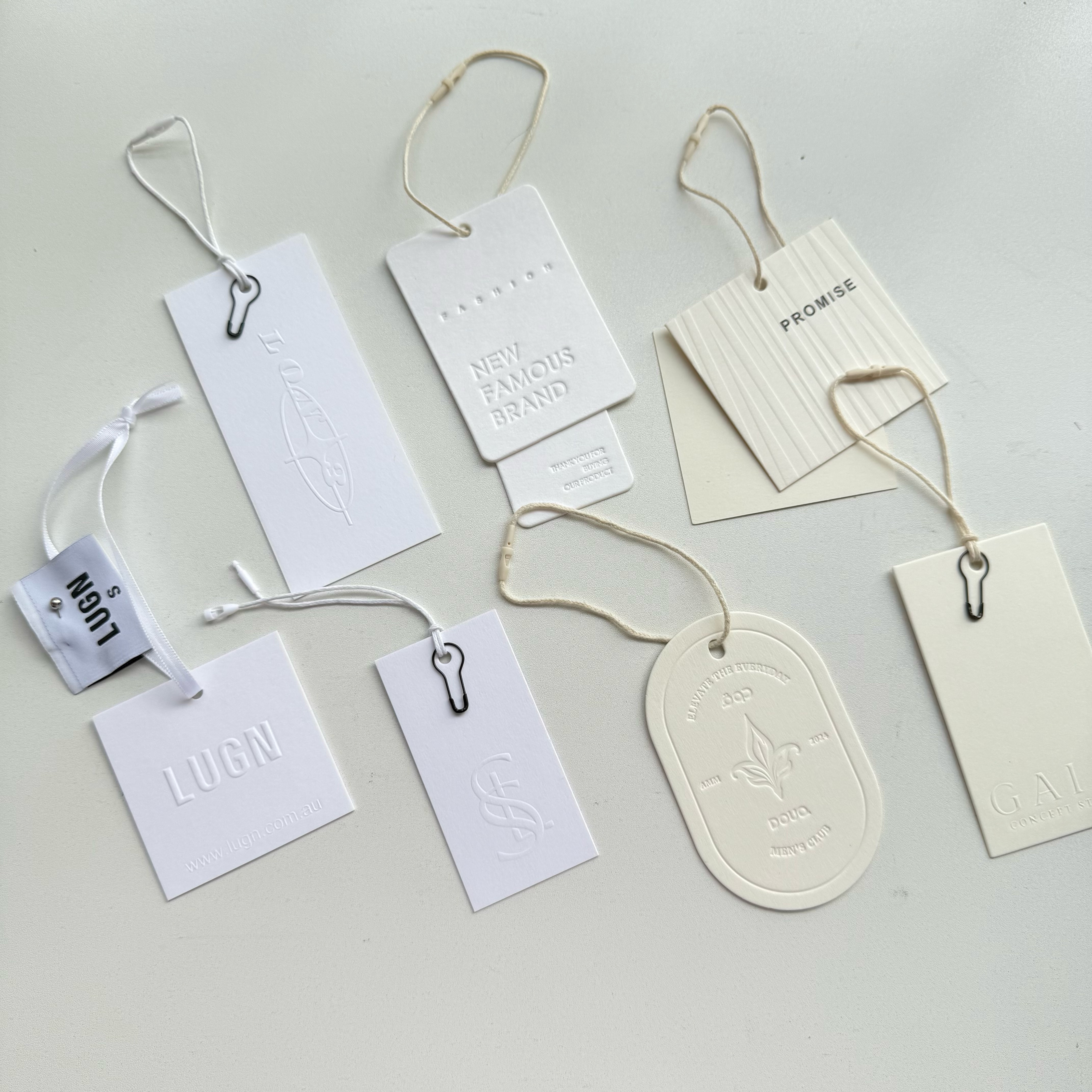 High End Embossed Logo Hang Ta - Luxury Bags Price ulasan dan harga