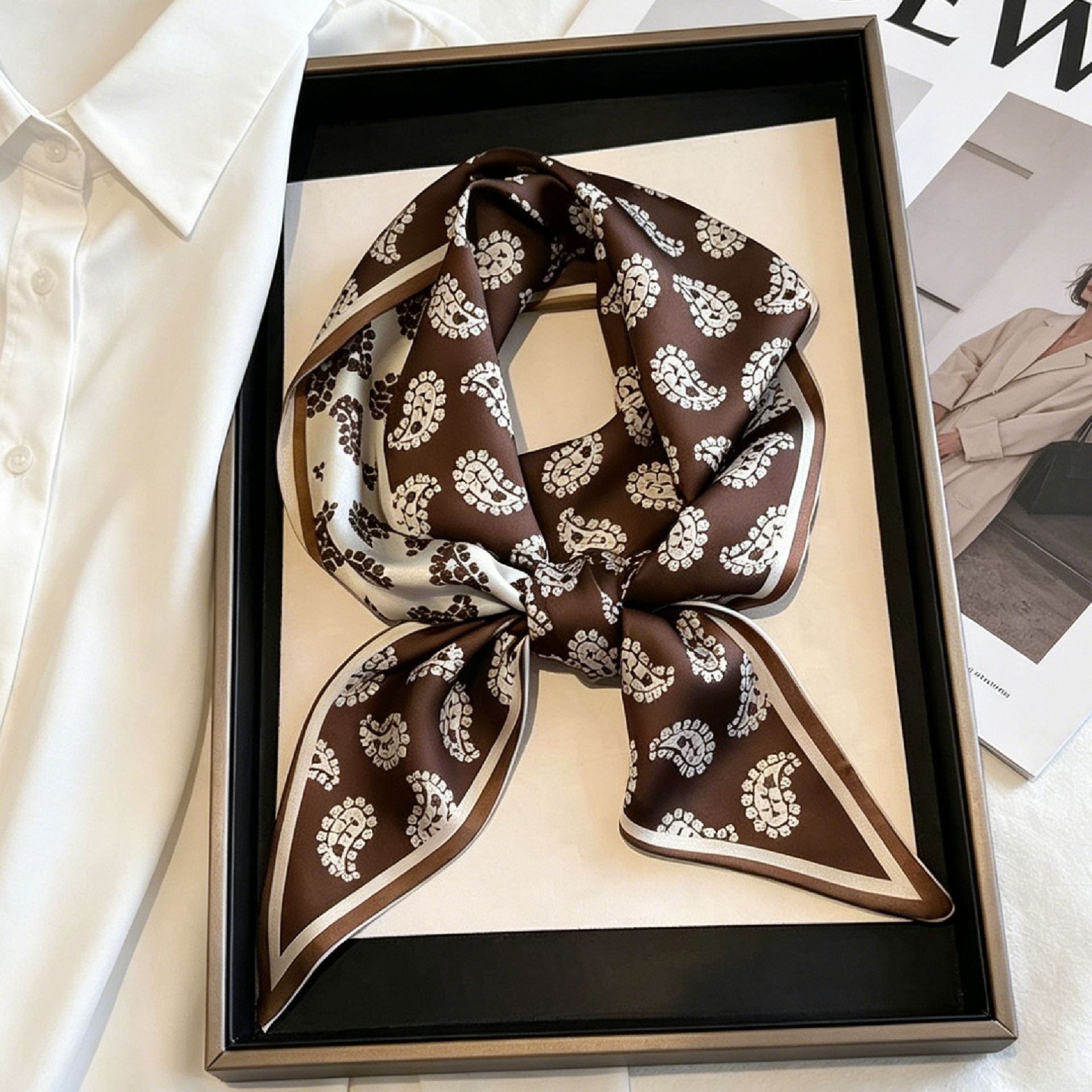 Luxury Long Neckerchief Skinny - Luxury Bags Casual ulasan dan harga