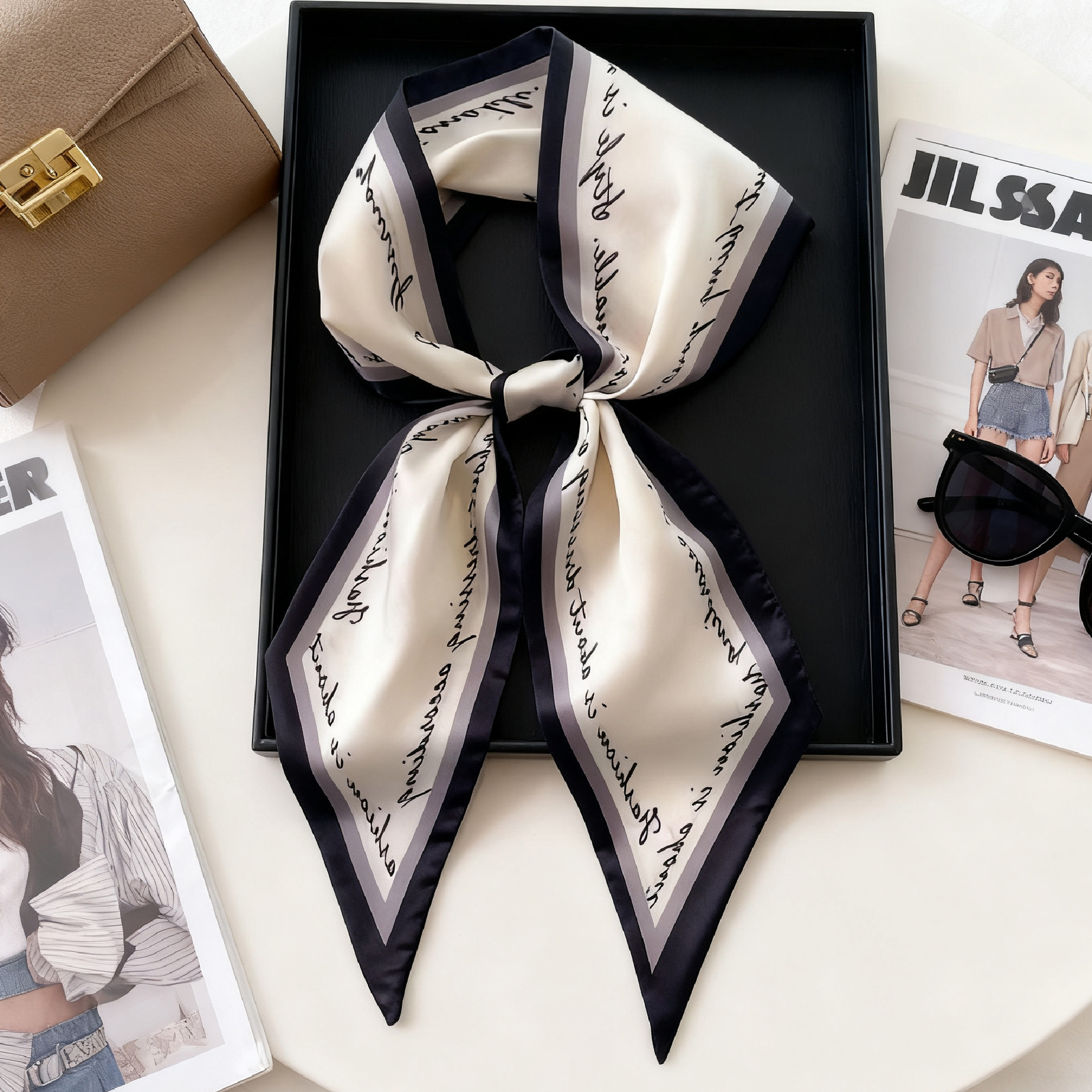 Luxury Long Neckerchief Skinny - Luxury Bags Casual ulasan dan harga