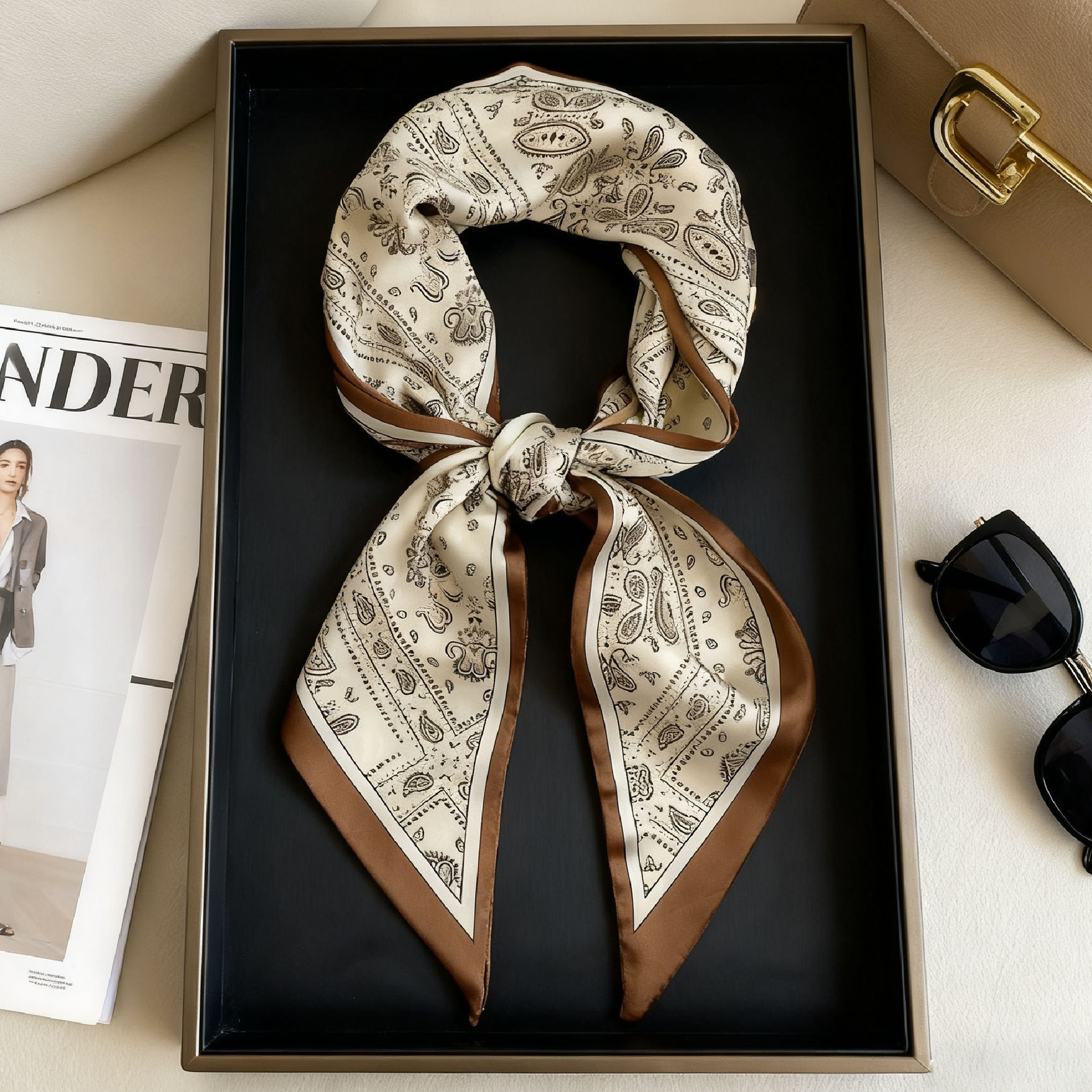 Luxury Long Neckerchief Skinny - Luxury Bags Casual ulasan dan harga