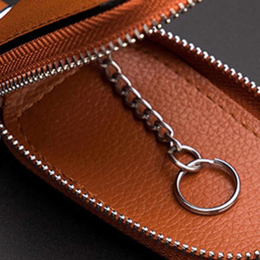Car Keychain Covers Men Key Ho - Key Holder Leather Pouch ulasan dan harga
