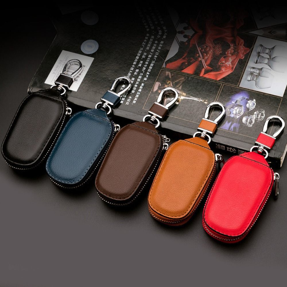 Car Keychain Covers Men Key Ho - Key Holder Leather Pouch ulasan dan harga