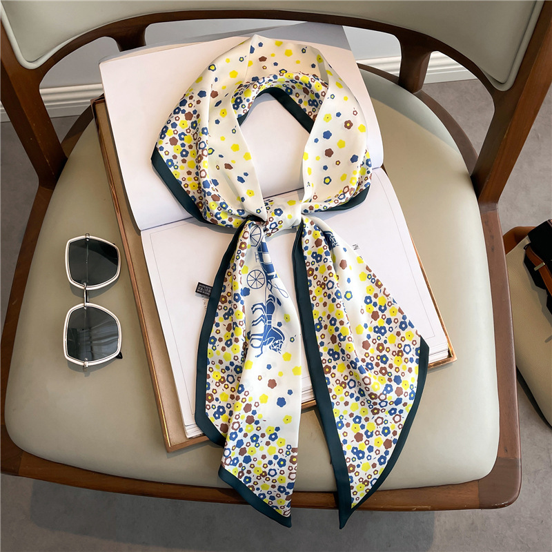 Fashion Print Long Silk Scarf  - Luxury Bags Casual ulasan dan harga