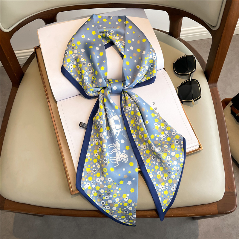 Fashion Print Long Silk Scarf  - Luxury Bags Casual ulasan dan harga
