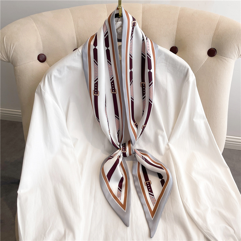 Fashion Print Long Silk Scarf  - Luxury Bags Casual ulasan dan harga