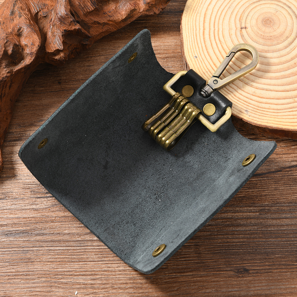Leather Key Holder Key Organiz - Key Holder Leather Pouch ulasan dan harga