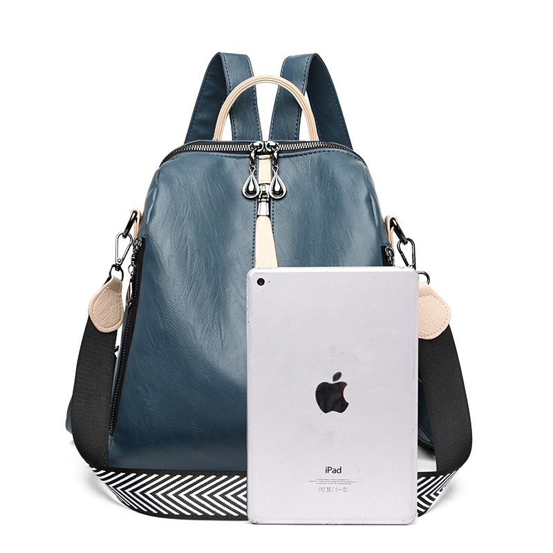 Fashion Backpack Women Soft Le - Key Holder Leather Pouch ulasan dan harga