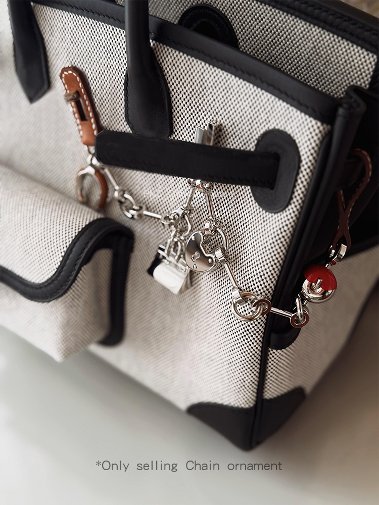 Luxury Metal Spliced Calfskin  - Luxury Bags With Silver Hardware ulasan dan harga