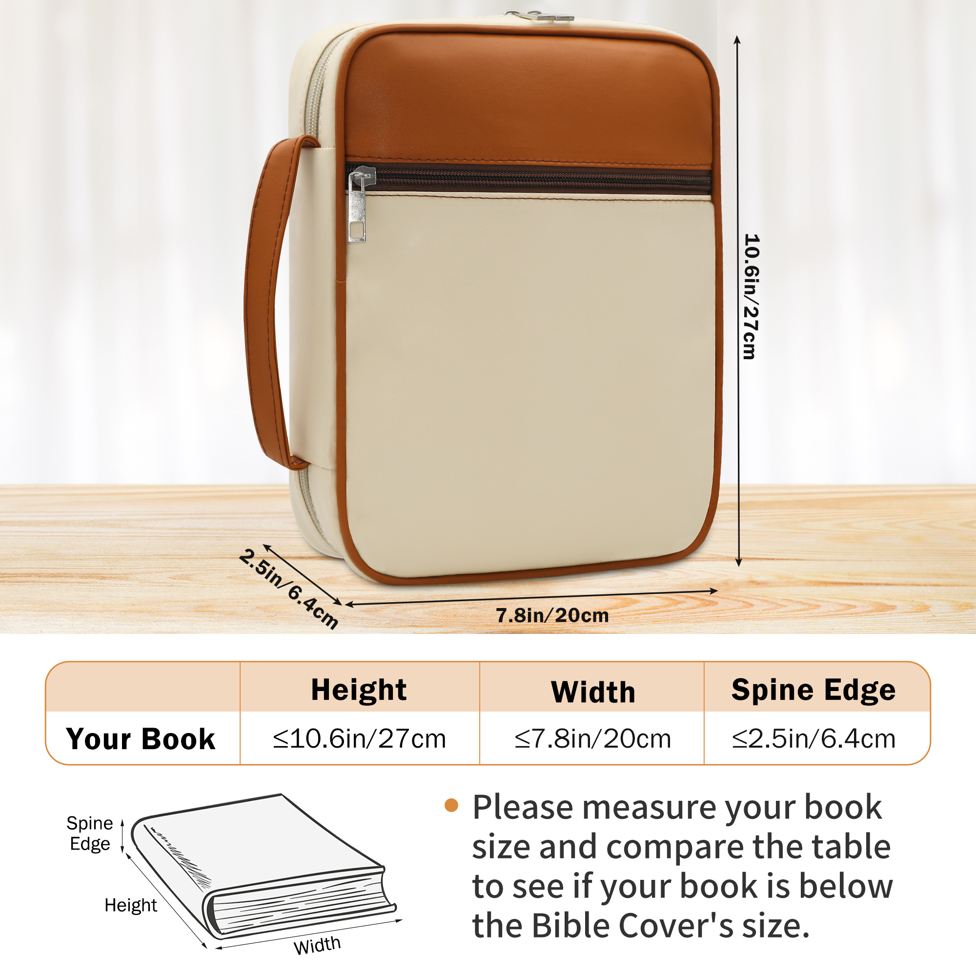 Bible Case for Women Pu Leathe - Key Holder Leather Pouch ulasan dan harga