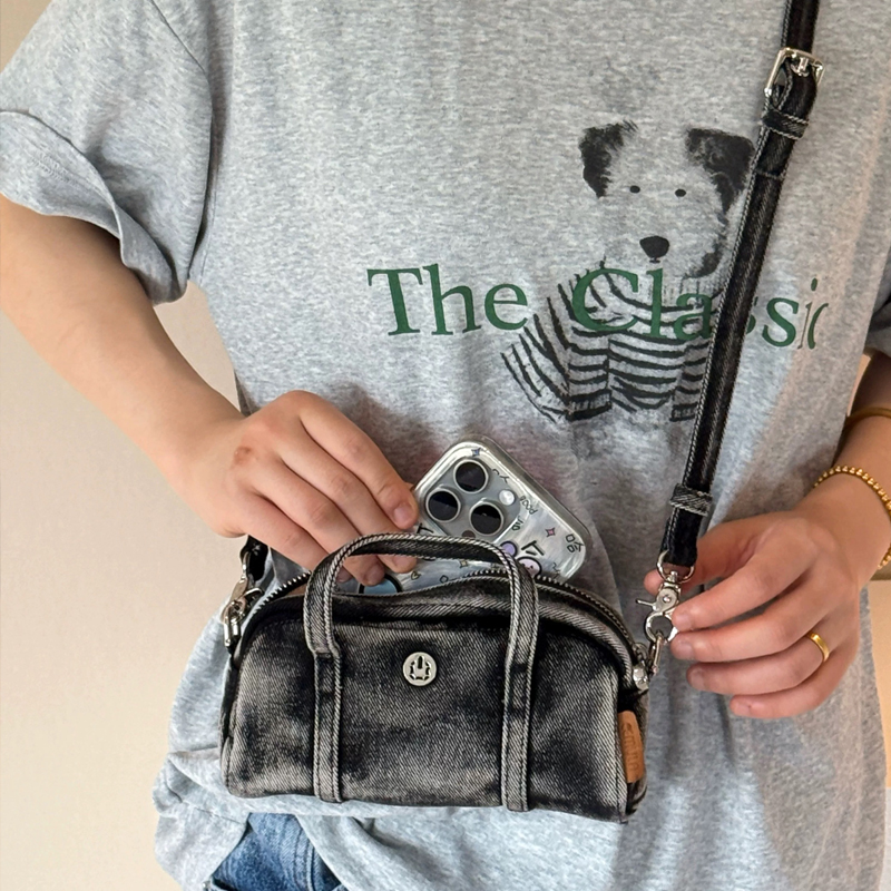 Korean Casual Mini Denim Box B - Luxury Bags Casual ulasan dan harga