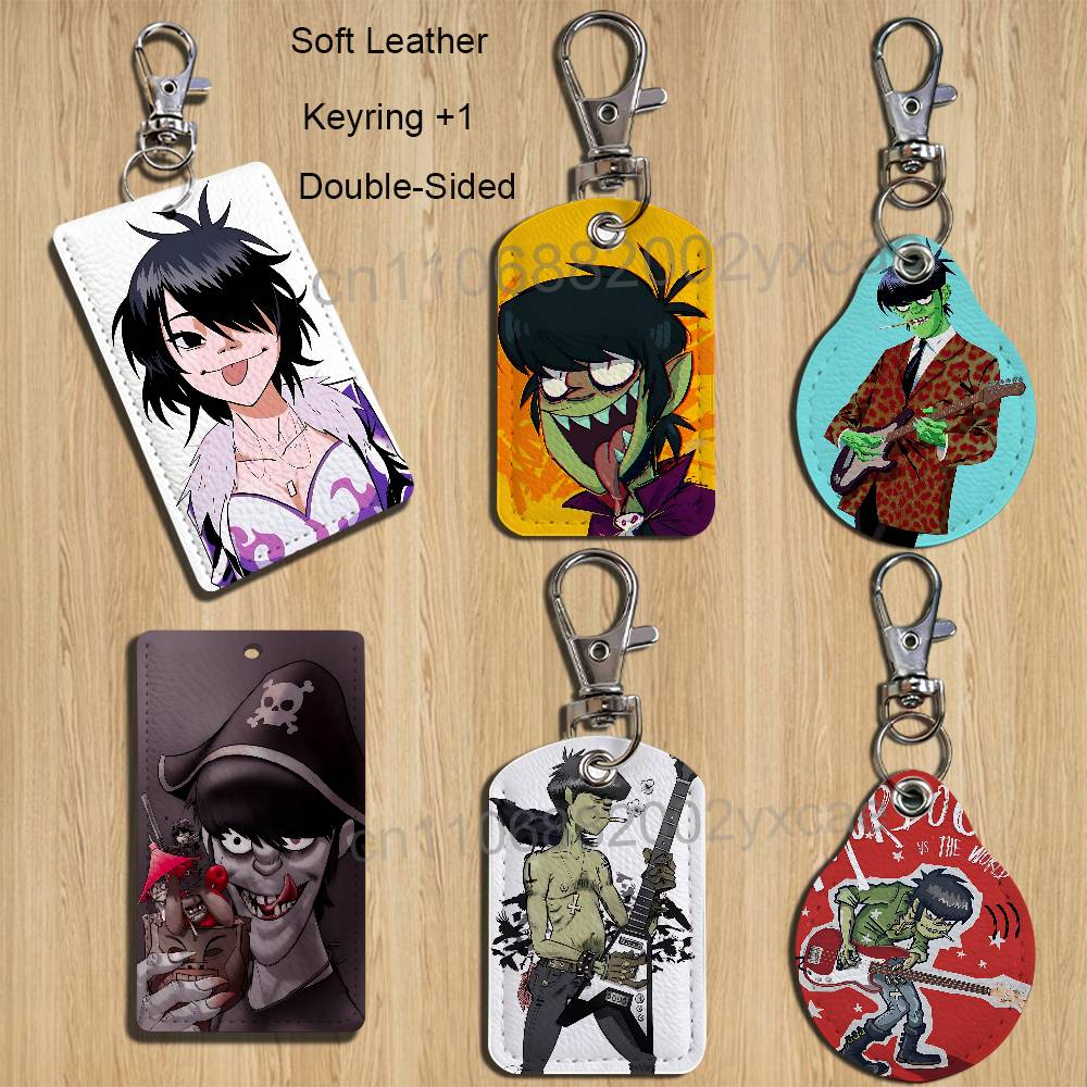 Noodle Murdoc Niccals Gorillaz - Key Holder Leather Pouch ulasan dan harga