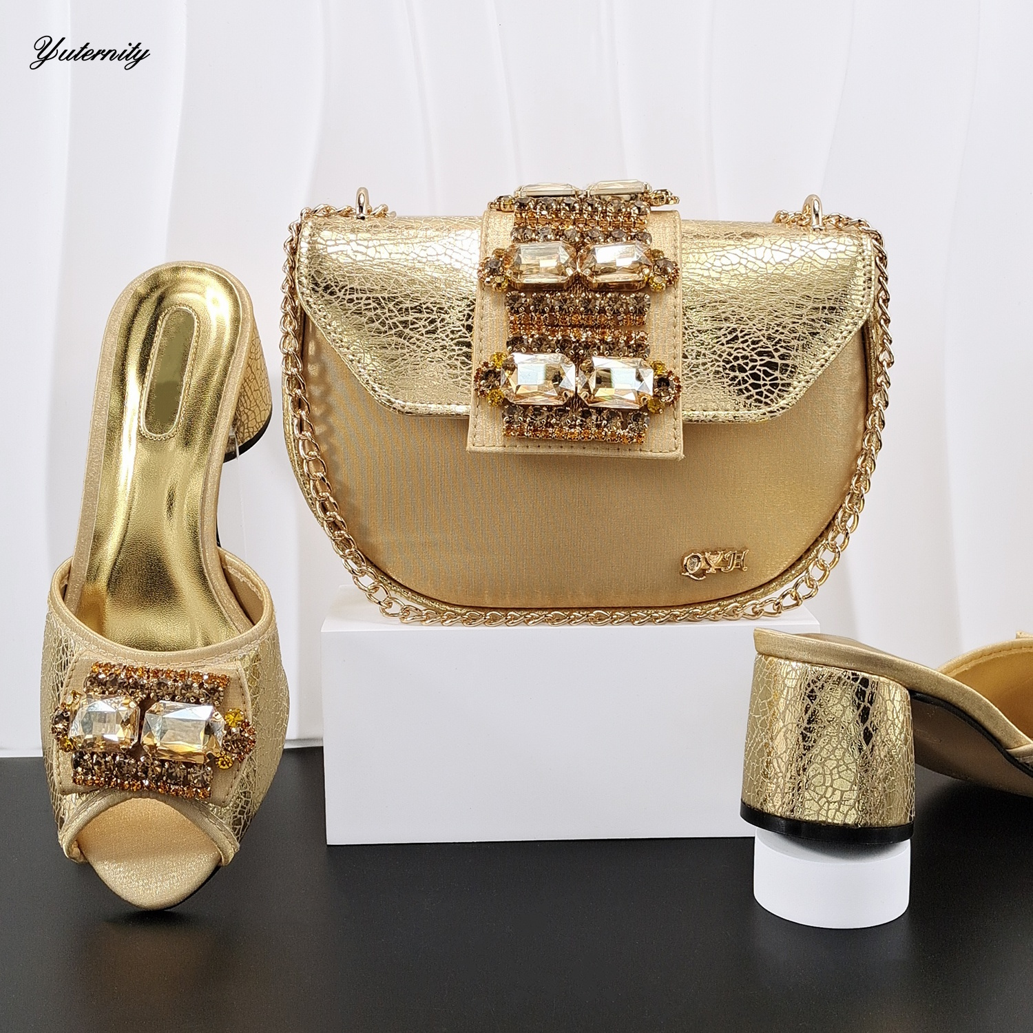 Dubai Rhinestone Luxury Slippe - Luxury Bags Dubai ulasan dan harga