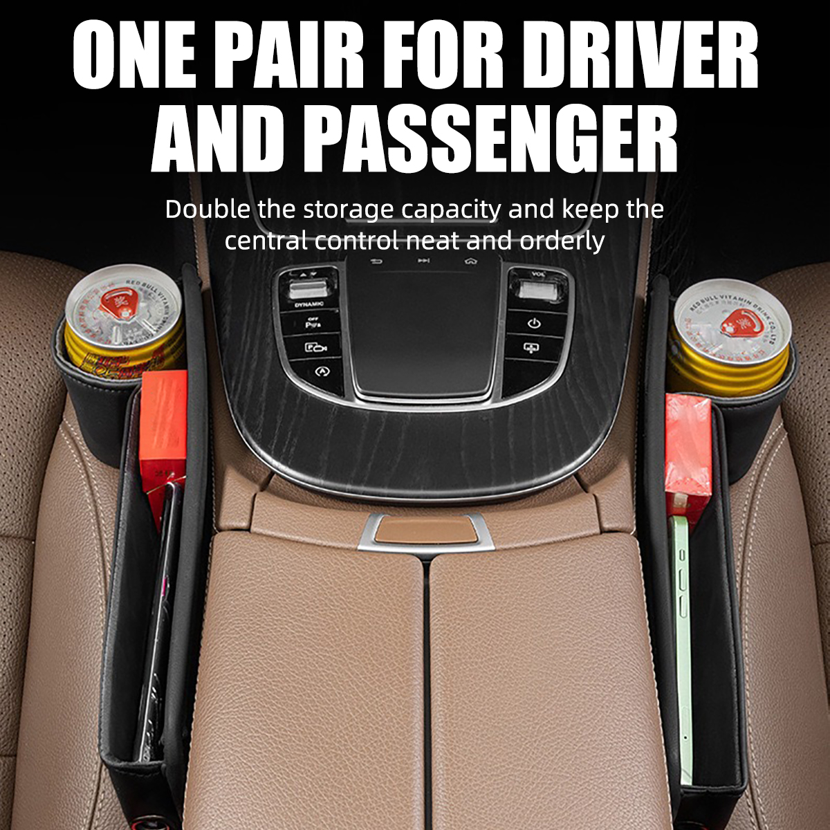Universal Car Seat Gap Organiz - Key Holder Leather Pouch ulasan dan harga