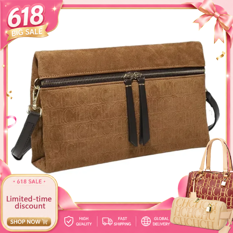 CH Solid Color Suede Shoulder  - Luxury Bags Must Have ulasan dan harga