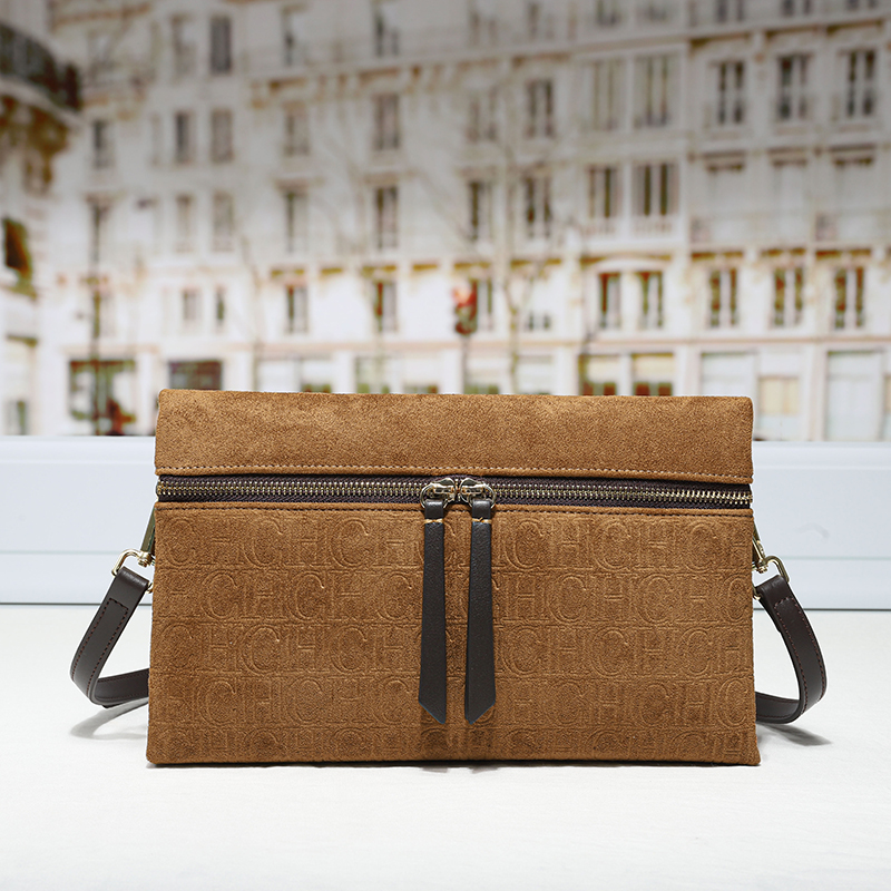 CH Solid Color Suede Shoulder  - Luxury Bags Must Have ulasan dan harga