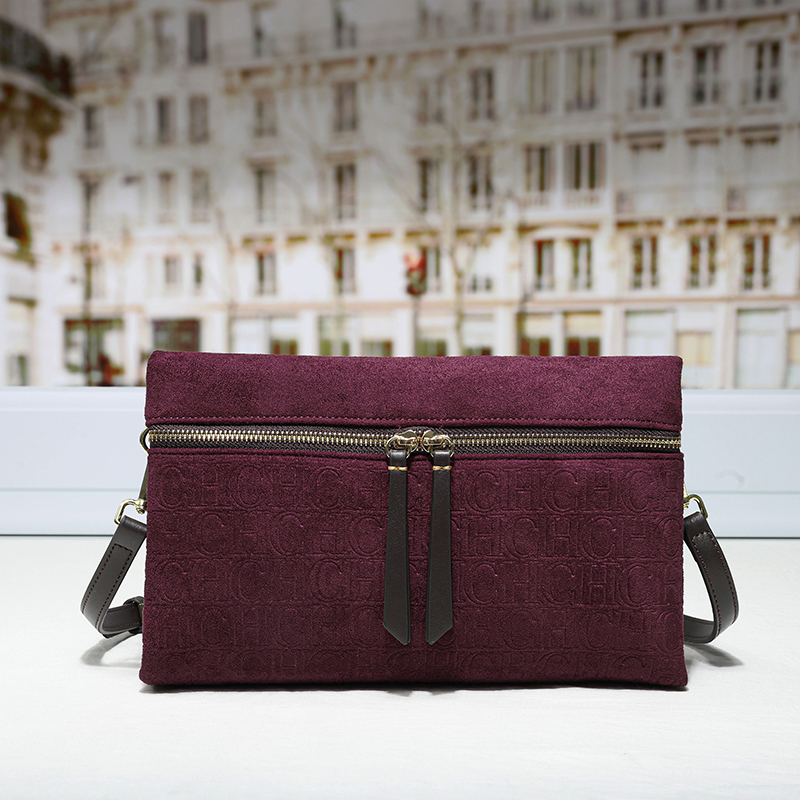 CH Solid Color Suede Shoulder  - Luxury Bags Must Have ulasan dan harga