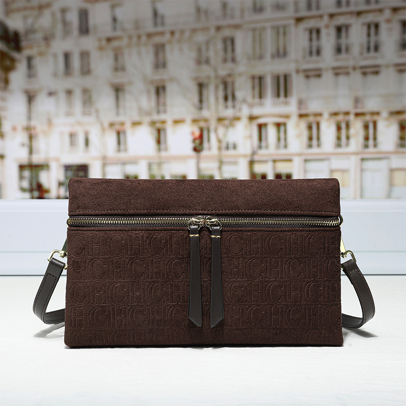 CH Solid Color Suede Shoulder  - Luxury Bags Must Have ulasan dan harga