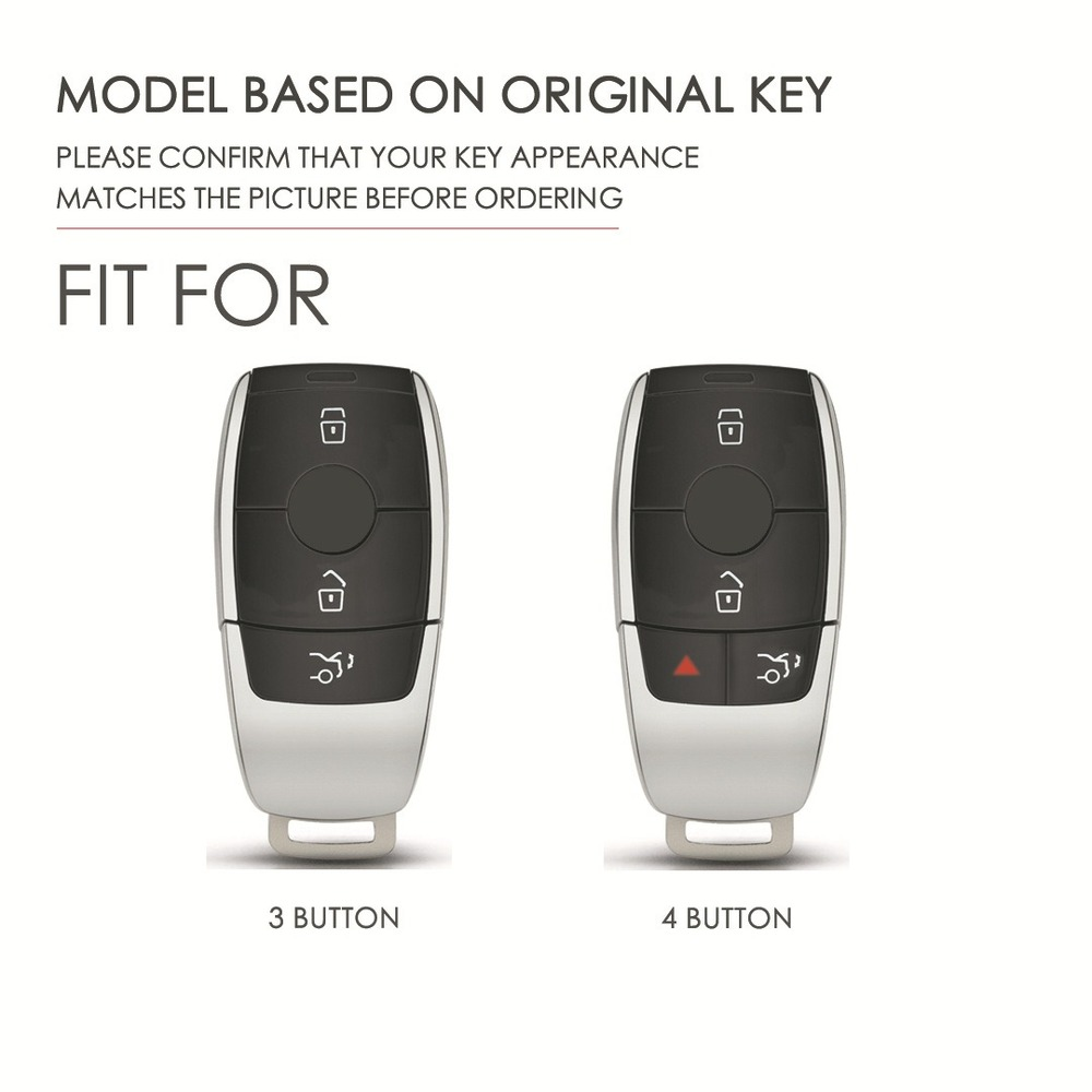 Leather Car Key Fob Case Cover - Key Holder Leather Pouch ulasan dan harga
