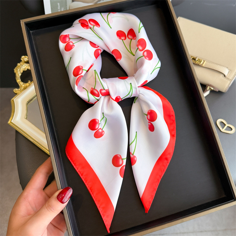 Luxury Square Satin Scarf Wome - Luxury Bags Casual ulasan dan harga