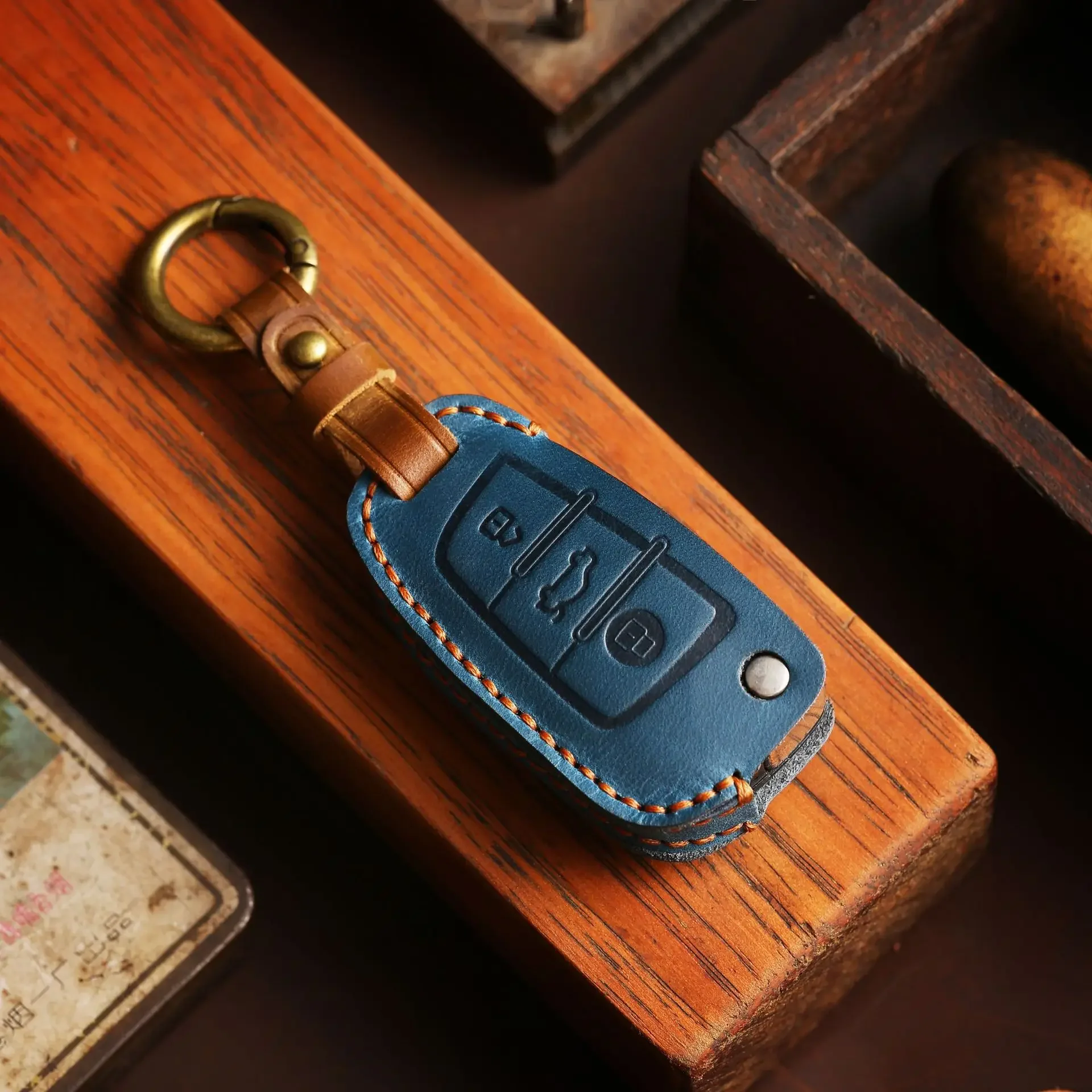 Fob Protector Car Key Case Cov - Key Holder Leather Pouch ulasan dan harga